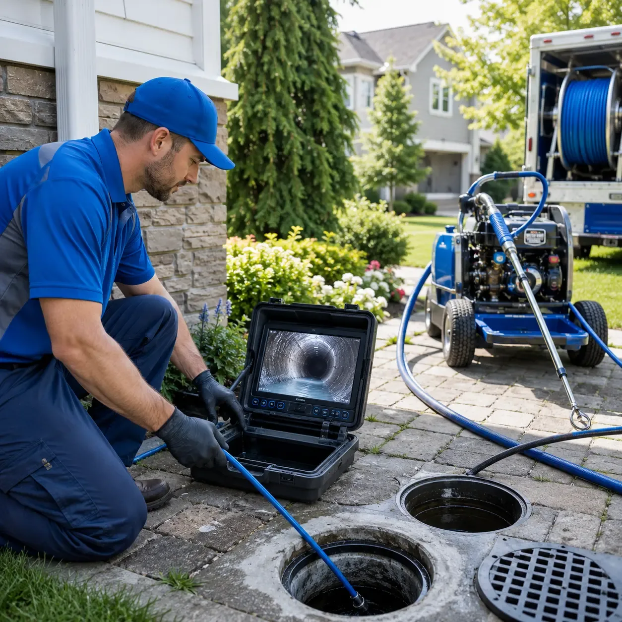 Outdoor drain cleaning professionals serving Rock Springs, WI