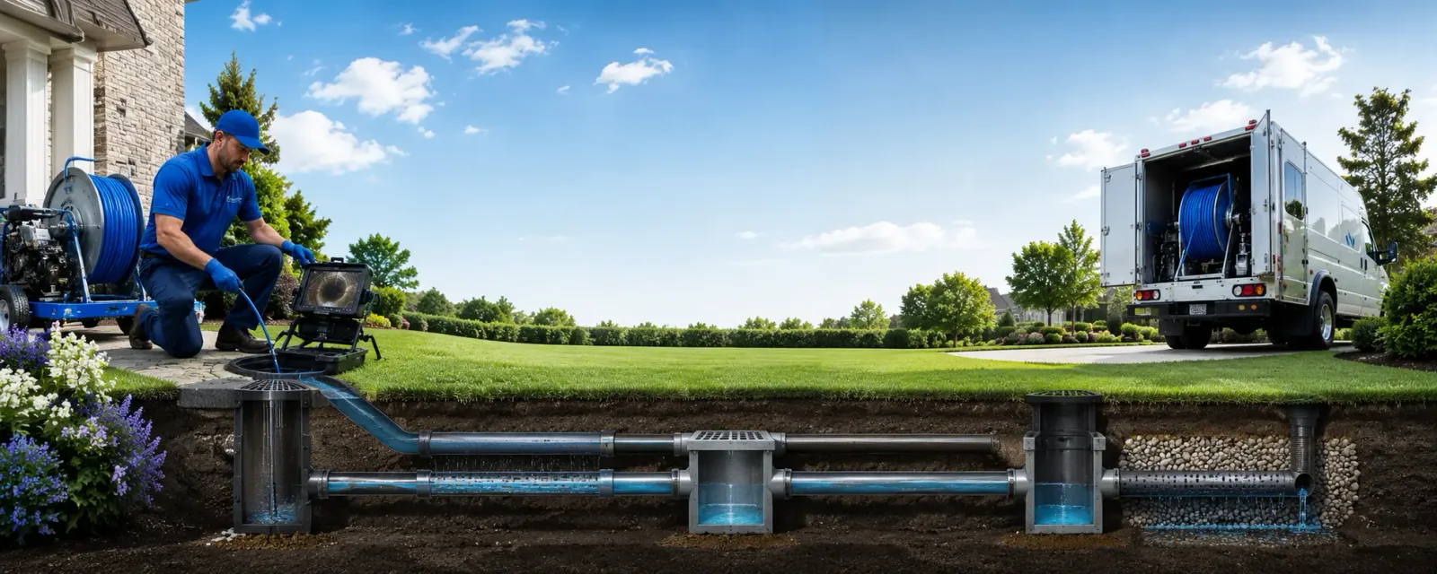 Outdoor drain cleaning information for Rock Springs, WI