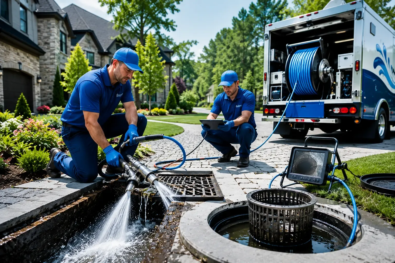 Local outdoor drain cleaning professionals in Rock Springs, WI