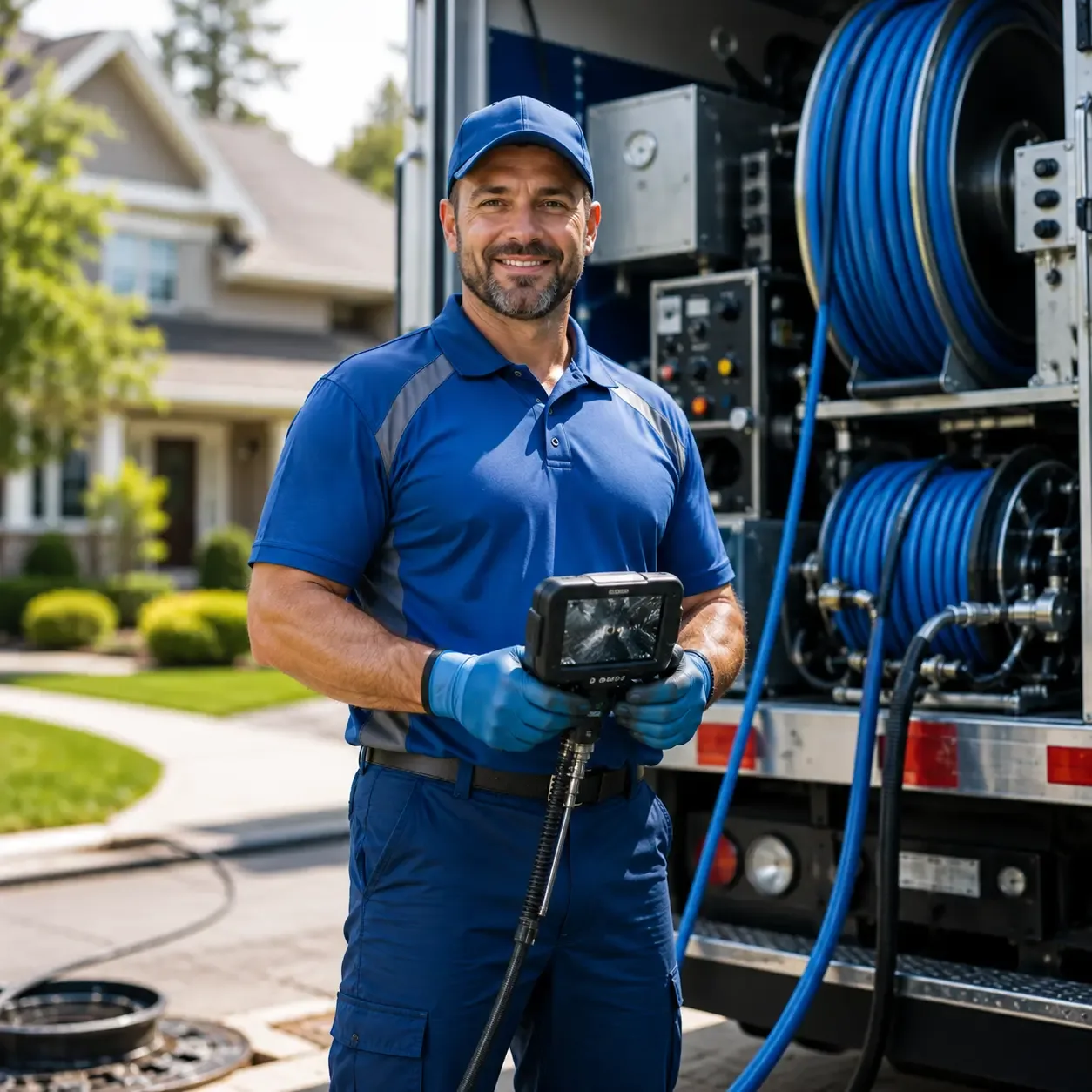 Local outdoor drain cleaning specialists in Rock Springs, WI